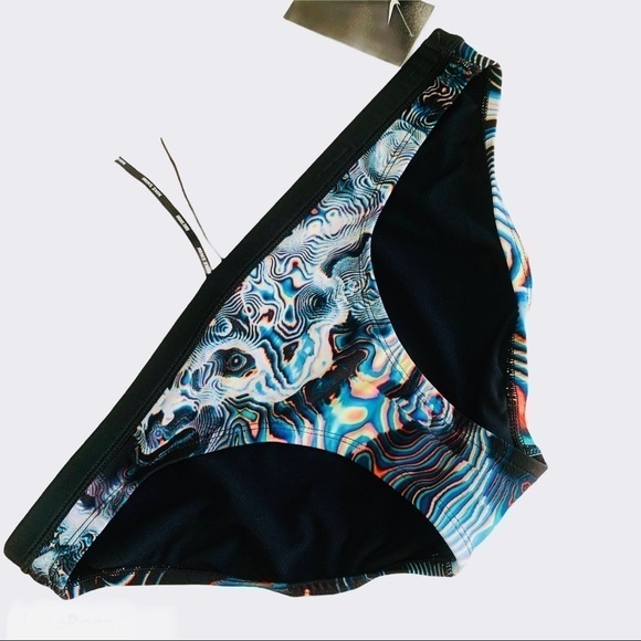 Nike Swim Bikini Bottom XLarge swimsuit Psychedelic Aftershock multi NWT - Picture 10 of 10